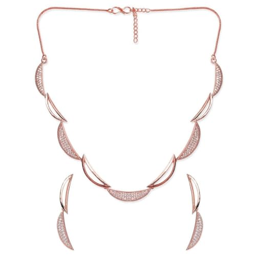 See full amazon price history chart for Rubans Womens Rose Gold Plated White Cz Studded Handcrafted Jewellery Set Rubans Womens Rose Gold Plated White Cz Studded Handcrafted Jewellery Set (B0D6G9LHN8) Amazon Price History, Amazon Price Tracker