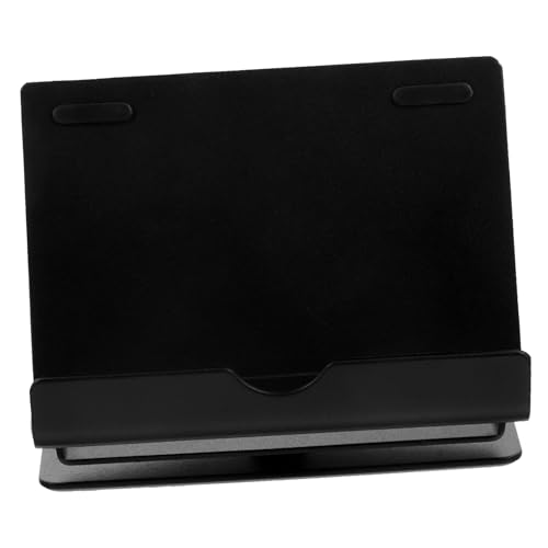 EXCEART Soporte Giratorio para teléfono móvil Mesa Aluminio Tableta Computadora portátil Universal Negro Soporte de teléfono Escritorio Soporte para Celular Escritorio Porta Celular Black