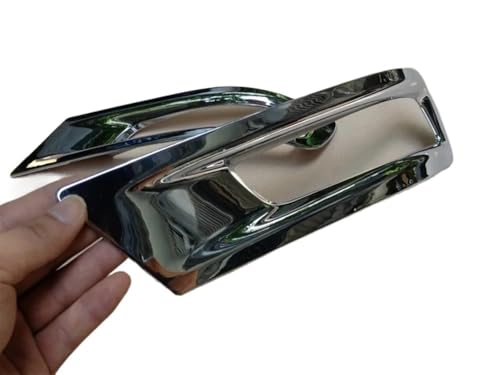 Paupières de phare antibrouillard arrière E170 finition chromée premium pour auto