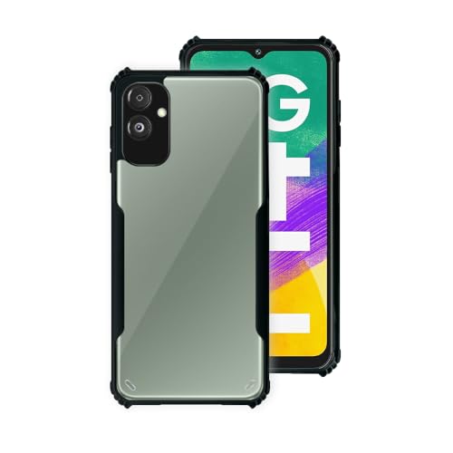 Image of 7SEVEN Ipacky Back Cover for Samsung F14 Mobile Back Case Shock Proof Design Camera Edges Protection Crystal Clear Phone Case Precise Cutouts Matte Black Soft Bumper Phone Cover