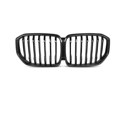 Grille de pare-chocs avant single slat en carbone véritable pour BMW X5 G05