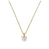 valentines day gifts, ofertas del dia de hoy relampago Enamel Colorful Dainty Acrylic Butterfly Pendant Necklace Bohemian Adjustable Minimalist Charm Jewelry Necklace Gift #1