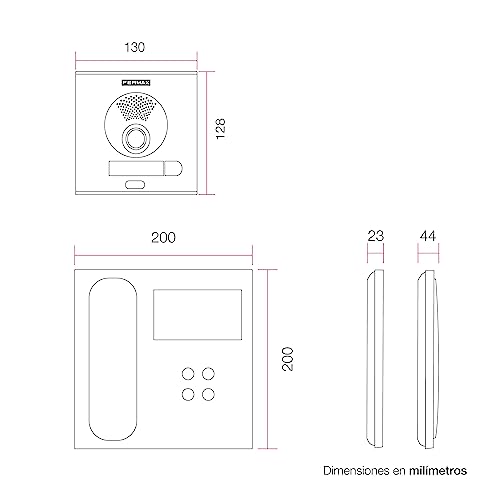 Fermax Kit Vidéo Urbain Duox Plus WiFi 1L interphone - 2
