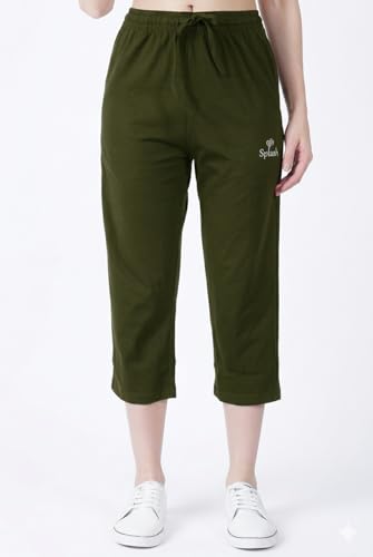 Image of Splash Women's Cotton Rich 3 /4th Capri Pants