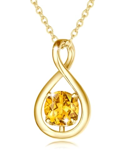 FANCIME Citrine Necklace November...