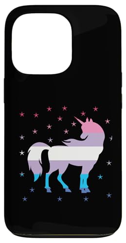 Bigender Pride Flag���j�R�[�� Bigender �X�}�z�P�[�X iPhone 13 Pro �p