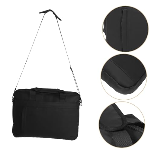 Bolso acolchado Kisangel negro para proteger el portátil a diario 7