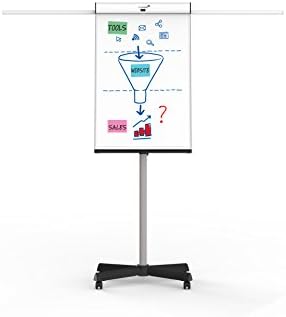 Legamaster 7-153500 profesjonalny flipchart Triangle Mobil, konstrukcja bez użycia narzędzi, srebrny