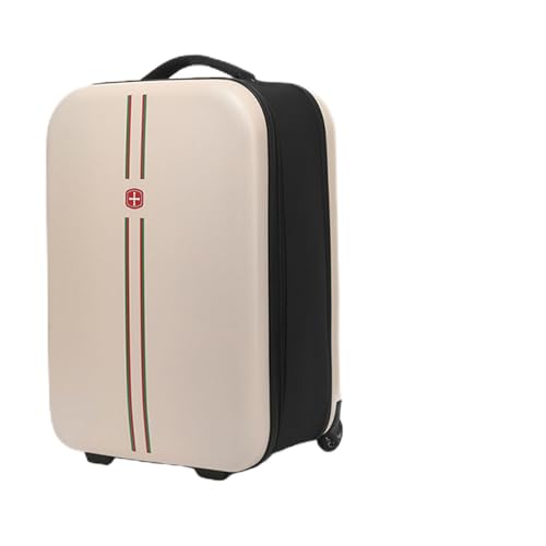 Hardside Luggage, Foldable Suitcases, Hardshell Suitcase, 62L, 65×25×40cm, 24in, with 2 silent wheels, thickened foot pads, 2-stage telescopic handle, lock hole, side pockets-Pink-24in