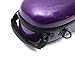 WUQIMUSC Violin Case 4/4 hard shell Carbon fiber Lightweight Triangle case with Backstraps External accessory storage bag (purple)