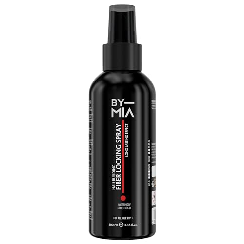 BY MIA Hair Building Fiber Locking Spray 100ml | Fiber Hold Spray | Long Lasting Effect | Style Lock-in | For All Hair Types | Ultra Hold