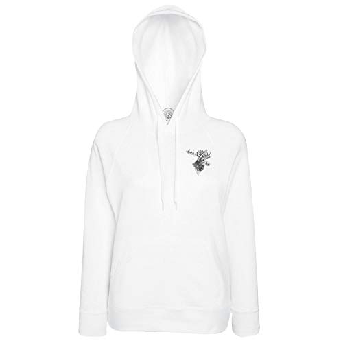 Sweat à capuche tête d'élan vêtements animaux forêt coton confortable