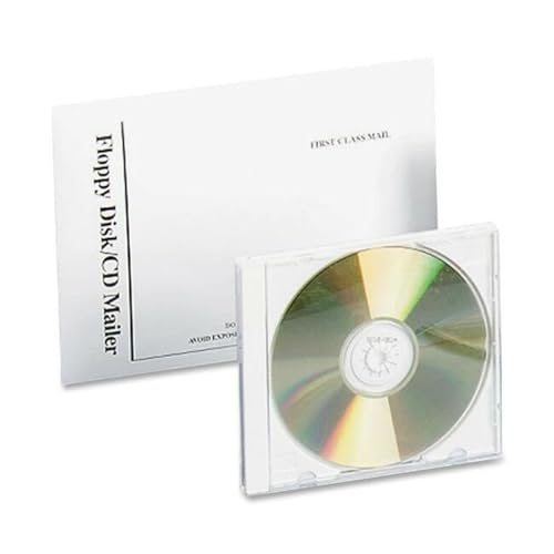 Quality Park CD DVD Media Mailers, 6 x 8-1/2, Flap-Stik...