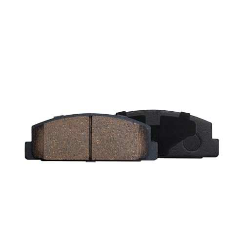 Image of Detroit Axle - Rear Brake Pads for 03-05 Mazda 6, 03 Protege, 89-95 RX-7, Ceramic Brake Pads w /Hardware 1989 1990 1991 1993 1994 1995 2003 2004 2005 Replacement