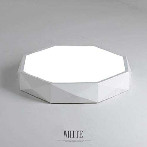 Preisvergleich Produktbild BFMBCHDJ Wohnzimmer Schlafzimmer Kinderzimmer Küche Led Deckenleuchte Aufputz Led Warmweiß Deckenleuchte Weiß D50cm 36w