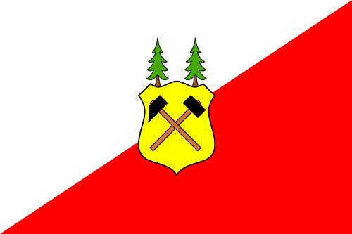 Drapeau large Dolní Dvůr CZ pavillon de Bohême grand format avec œillets de fixation