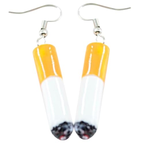 Yardenfun Pendientes de Botón con Diseño Creativo de Colilla de