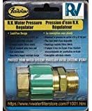 Brass Inline Fixed 55 PSI R.V. Water Pressure Regulator Fairview WR-RV55 - Protects RV Plumbing and Hoses from High-Pressure City Water, Lead Free