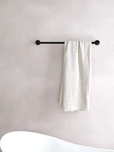 Moen Doux Matte Black 24-Inch Single -Towel Bar, Yb0224Bl #TOP23