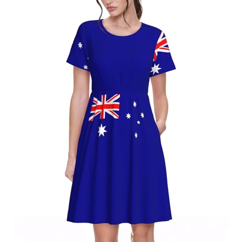 Robe d'été à manches courtes pour femme à porter au quotidien, en fête ou pour le shopping