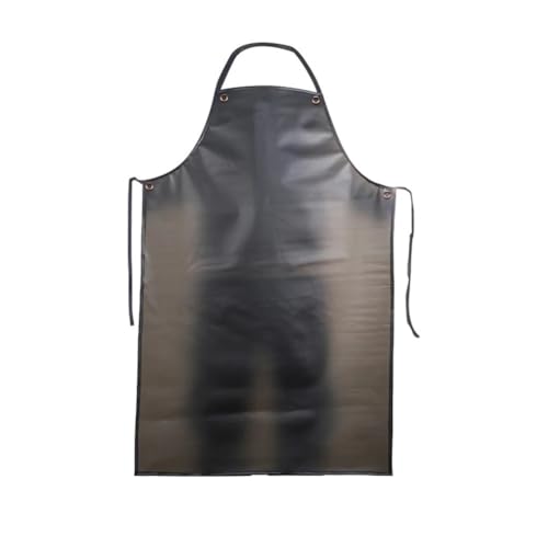 KCHYCV Grembiule da lavoro in PVC da uomo, abbigliamento protettivo, impermeabile, a prova di olio, grembiule regolabile per autolavaggio, laboratorio, macellaio, cucina, barbecue, industria adatto