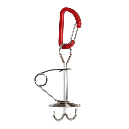 PEGS ANCHORS DEI PEGS - Posta di antivento, clip ancar a corda | Strumenti di fissaggio a baldacchino pesante, ancoraggio per unghie del ponte in legno per esterni, da campeggio resistent