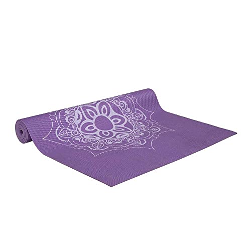 Tapete de Yoga Premium com Estampa de Mandala Roxo Atrio - ES219