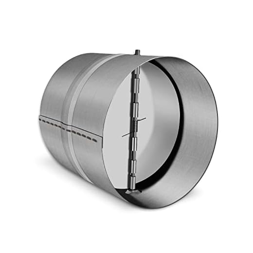 WeCooper - Válvula antirretorno, DN 150 mm, válvula de drenaje