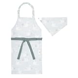 LAURA ASHLEY/COLORFUL CANDY STYLE 子供用 キッズエプロン ※ポケットティッシュポーチ付き 女の子 三角巾 セット 小学生 100-120 着脱簡単 Swans N1251740-NVL2602