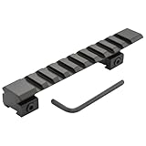 oupuntoe 11mm Dovetail to 20mm Picatinny Adapter Riser Mount for Rifle Scope