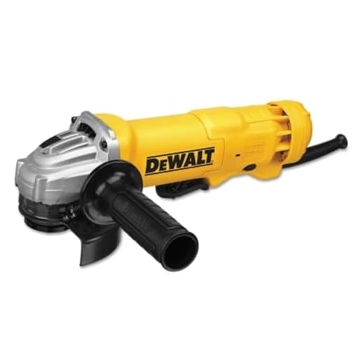 DEWALT Angle Grinder, 4.5 Inch, 11 Amp, With Paddle Switch (DWE402)