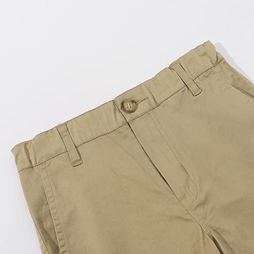 Pantalones cortos de chino con acabado premium en algodón para niños 4