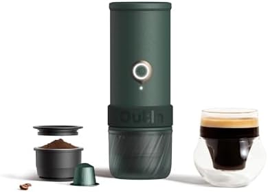 Outin Mino Portable Electric Espresso Machine, Mini Camping Coffe...