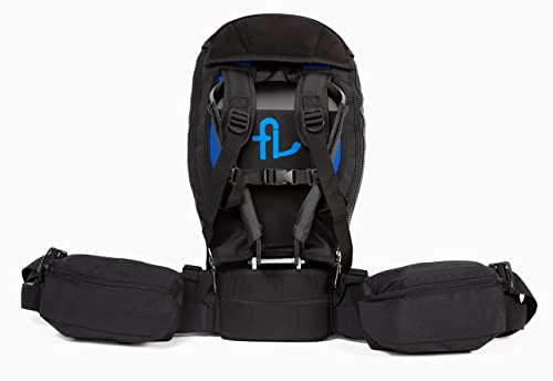 Freeloader Child Carrier With Seat & Stirrups - Hiking Travel Backpack Carrier For Toddlers & Small Children Up To 80Lbs - Ergonomic Fit & 5 Point Safety Harness - Made In Usa (Coral Reef, M/L) #TOP7