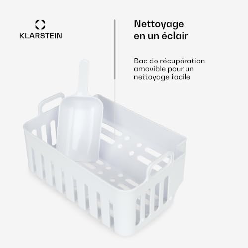 Klarstein máquina de hielo Chillout 12kg/24h 1.5L plata miniatura 6