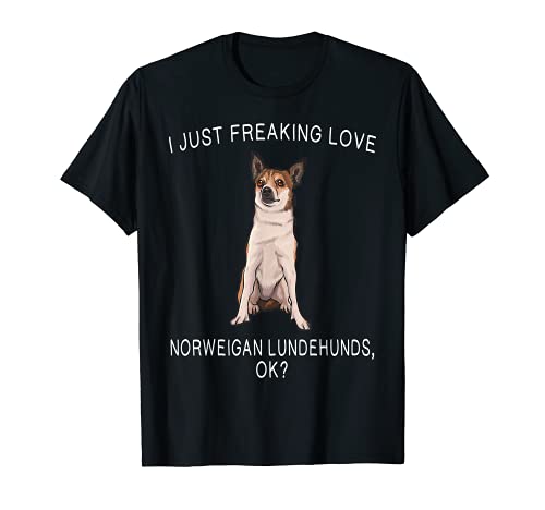Enamoran Locamente Los Lundehund, Vale? Perro Camiseta