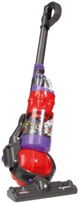 Dyson Toy Vacuum with Real Suction, Cyclone Action and Sounds - Red/Purple