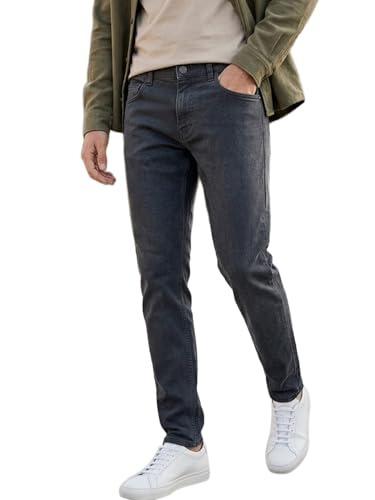 Image of Urbano Fashion Men's Slim Fit Mid Rise Washed Jeans Stretchable