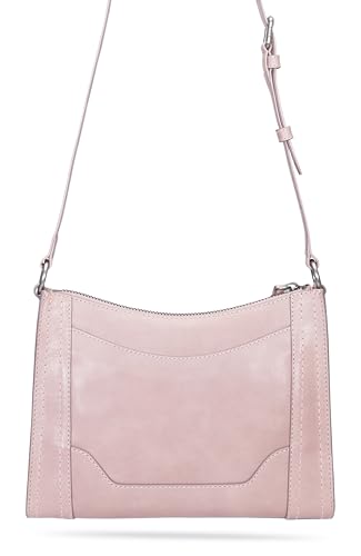 Image of Frye Women's Melissa Zip Crossbody Bag, Stylish Handbag with Adjustable Strap & Pockets