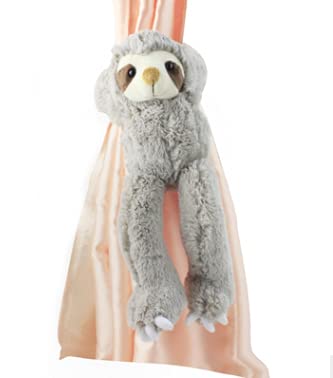 カーテンタッセル 可愛い カーテン留め ぬいぐるみ ナマケモノ模様 部屋飾り おしゃれ カーテン アクセサリー 動物型 インテリア 部屋 リビング 寝室用 萌えグッズ 房掛け 窓装飾 家庭用