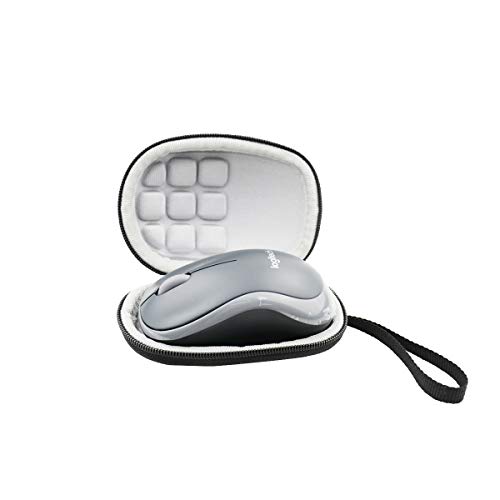 SANVSEN Duro Estuche Viajes Funda Bolso para Logitech M185 Ratón inalámbrico