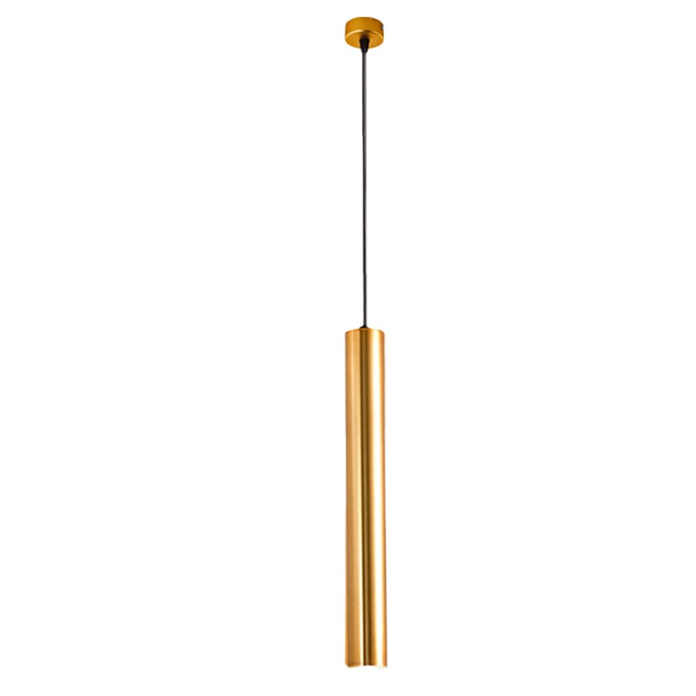 Lámpara colgante de techo de 12W en acabado oro para una iluminación focalizada y moderna
