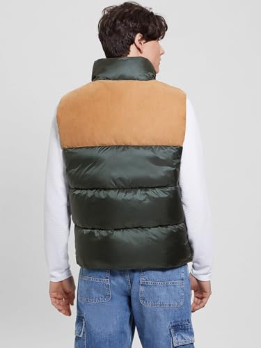 GUESS Men's Yann Fabric Block Puffer Vest4