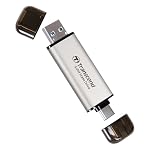 Transcend – Transcend ESD310 2TB Dual USB-C/A External SSD 1050MB/s Ultr