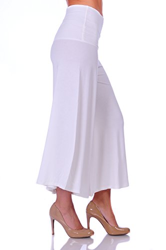 SR Women's Knit Capri Culottes Pants (Size: S - 5X)2