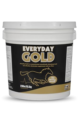 TRM Everyday Gold Electrolyte Horse Supplement for Performance and Recovery | Sodium, Potassium,...