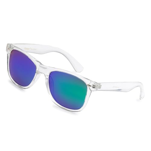 Image of PolarSpex Polarized Sunglasses for Men and Women | UV Protection, Durable Lightweight Frame, Retro Style, Felt Carrying Case, Clear Vision for Driving, Fishing & Everyday Wear.