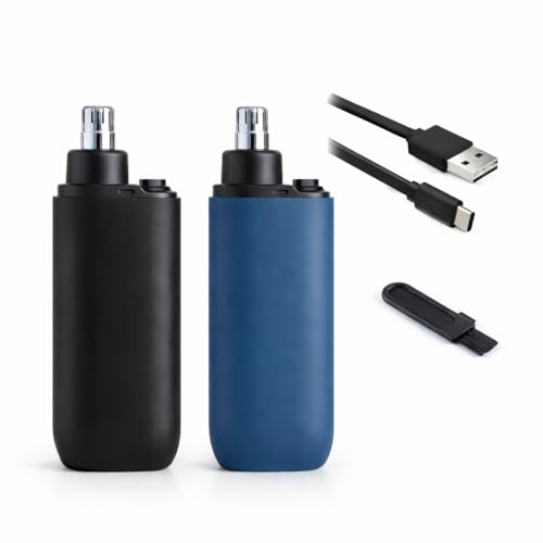 Aparador e Cortador de Pelos Nariz e Orelha Profissional Sem Dor Recarregável USB Portátil Multiuso Rápido e Fácil Lâmina Aço Inoxidável Com Alta Eficiência e Segurança Qualidade Premium