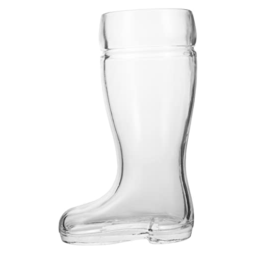 Ciieeo Vaso De Cristal Forma De Bota 580 Ml Vidrio Transparente Copa De Whisky Creativa Para Cócteles Bares y Fiestas
