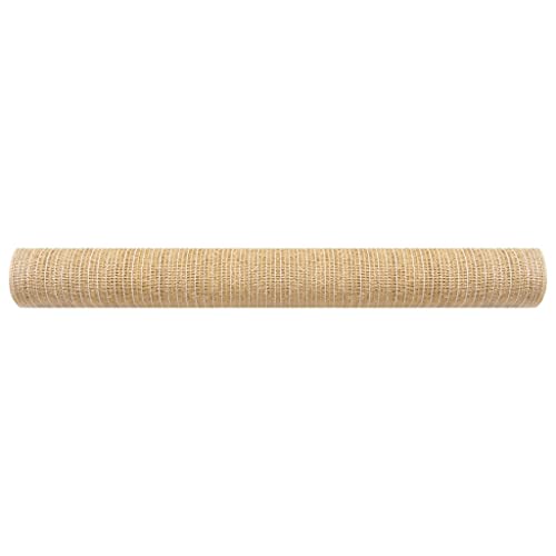 Filet brise-vue beige 1,8x10 m toile occultation clôture jardin PEHD 75g - 4